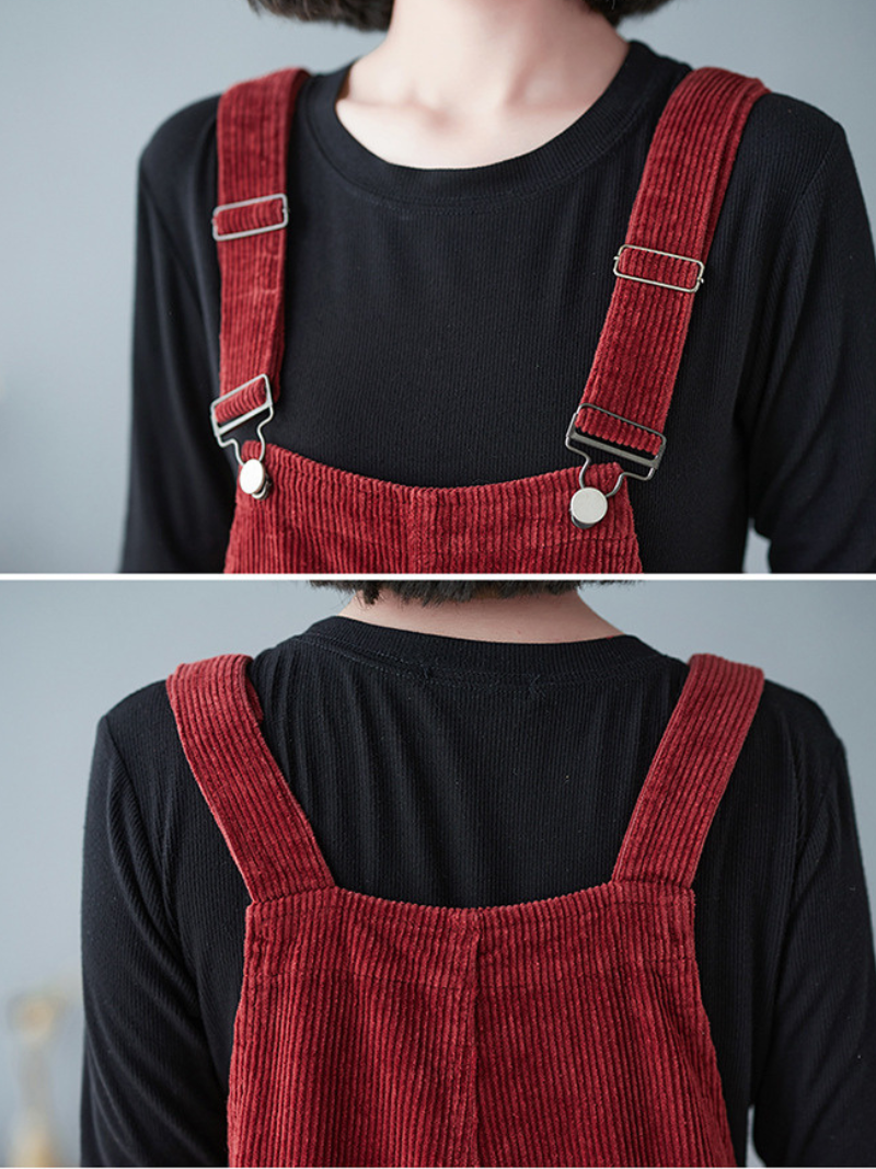 Bib Overalla - Casual Pocket Style | Eva Trends