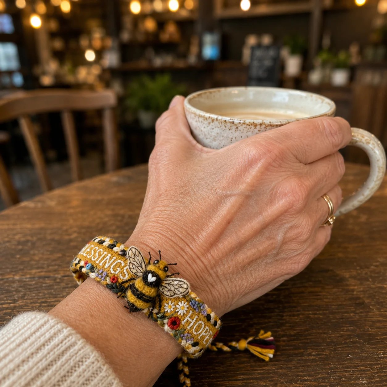 üåºBlessings & Hope üêù2026 Limited Edition Handmade Honey Bee Woven Bracelet