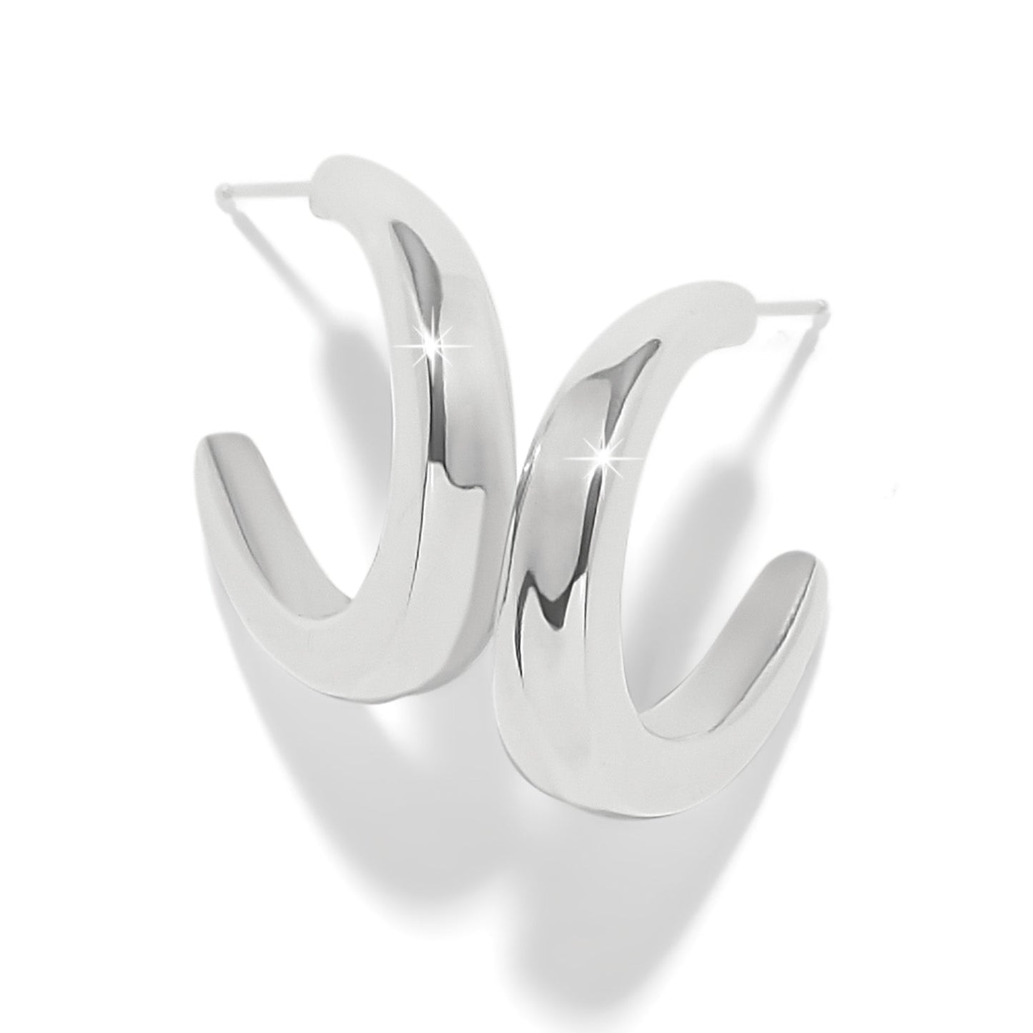 Cascade rio silver hoop earring