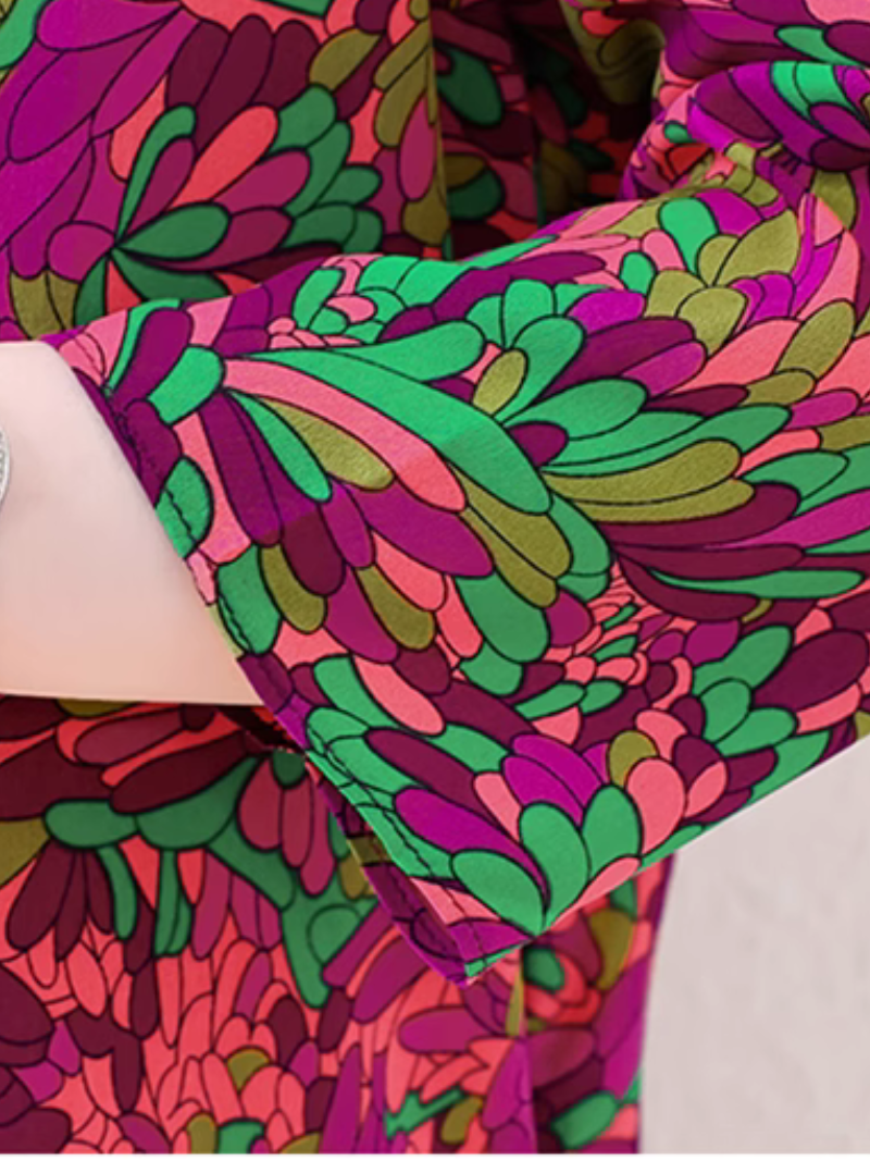 Women's Summer& Spring Stylish Floral Loose Top
