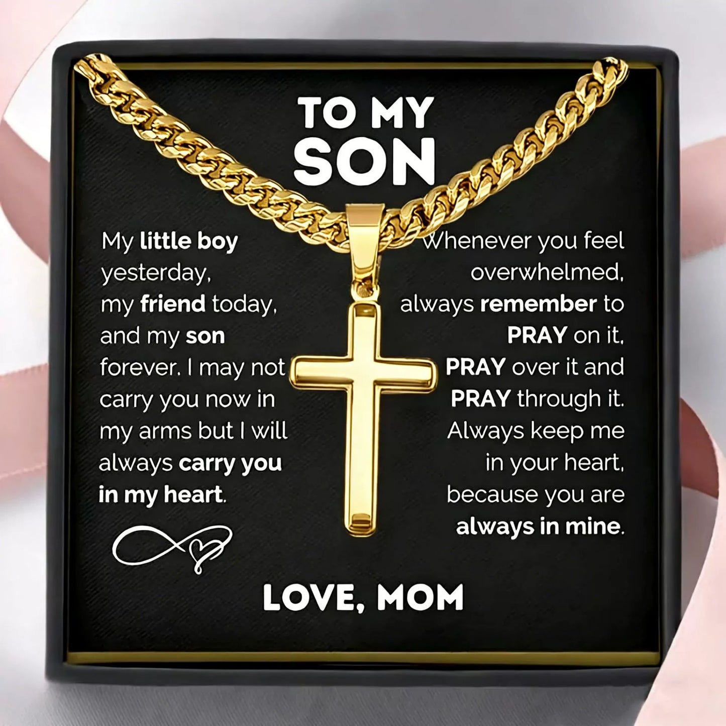 ‚ûïMen's Stainless Steel Cross Pendant Necklace