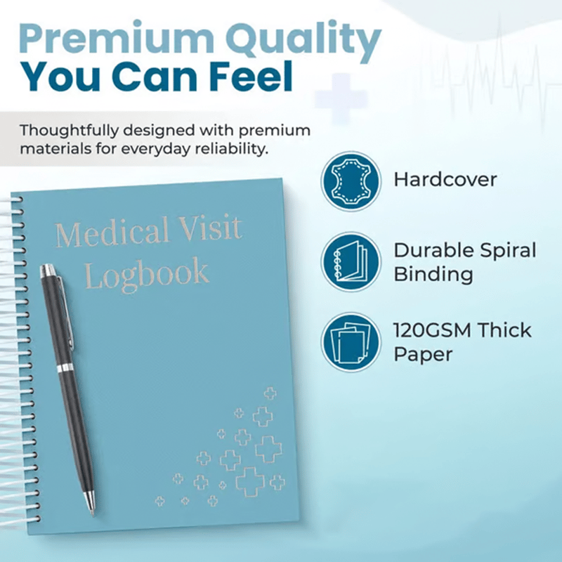 üî•ü©∫‚ù§Ô∏èDoctor-Approved Medical Visit Logbook: Your Essential Medical Planner