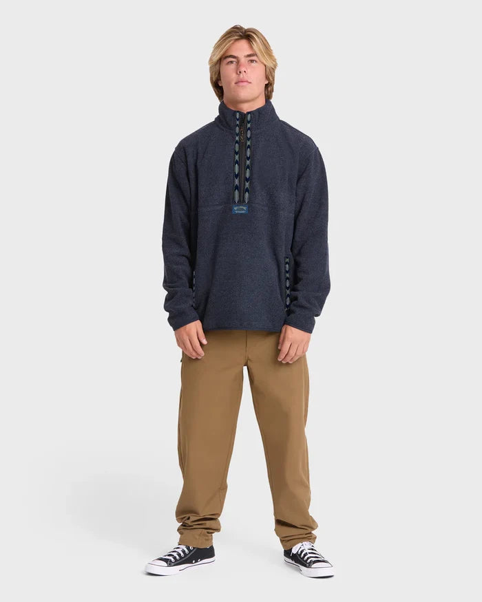 BILLABONG FRONTIER MOCKNECK QUATER ZIP FLEECE