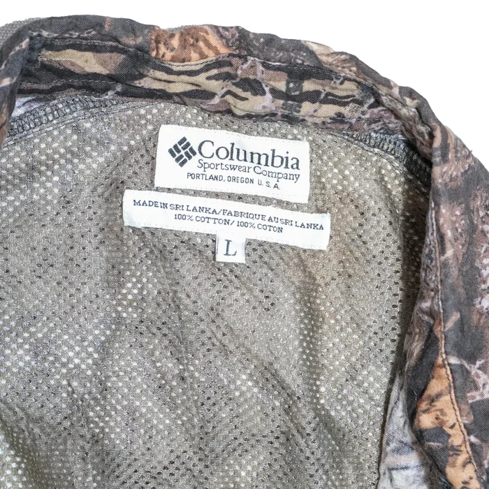 Columbia Vented Hunting Camo Shirt - XLarge - Army & Outdoors - Field Shirts