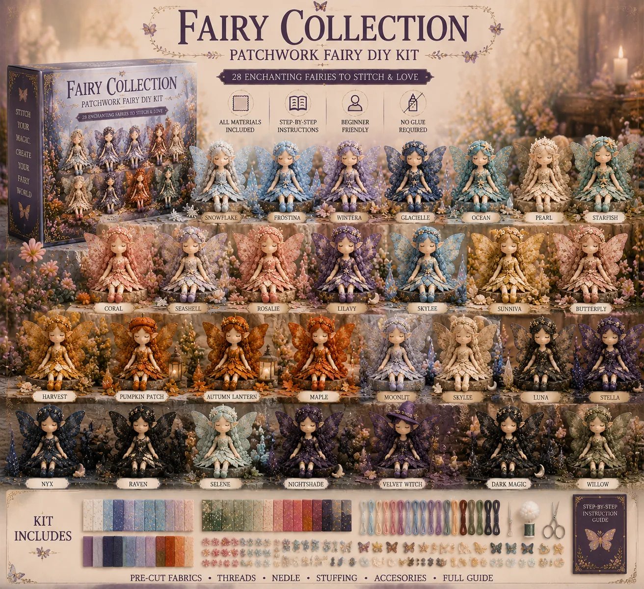 üî•LAST DAY 49% OFF - üßµFairy Patchwork DIY Collection