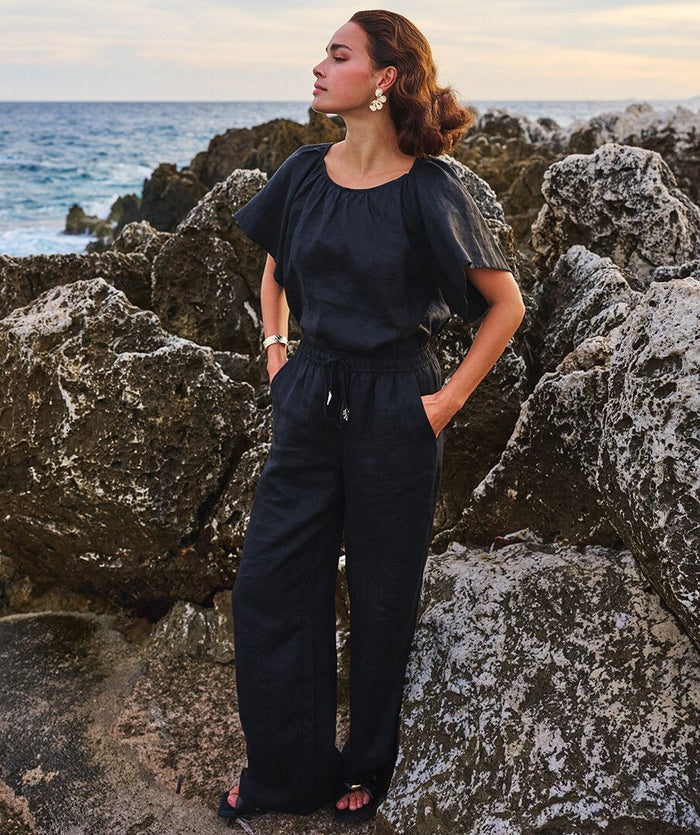 ESQUALO TROUSERS LINEN