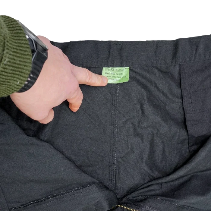 National Patrol Black BDU Trousers - 6XLarge, Item 2 - Army & Outdoors - Combat Trousers