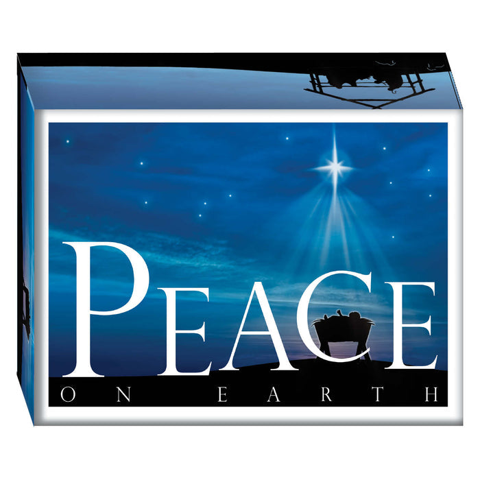Peace on Earth Nativity- 26 Boxed Christmas Cards and Envelopes