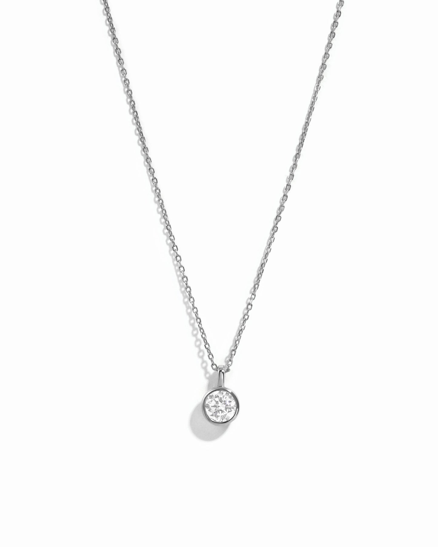 Round Bezel Necklace