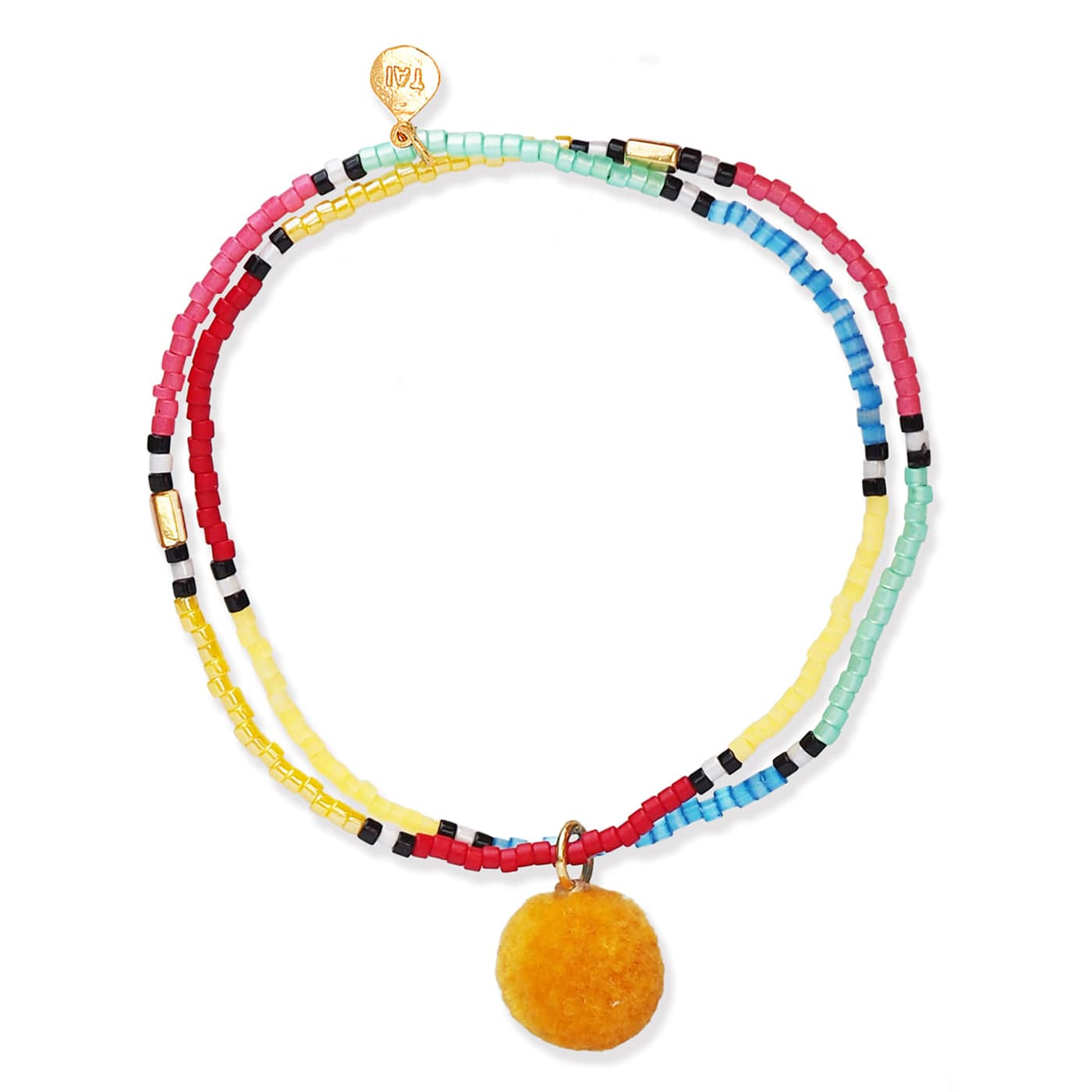 Thirak Double Strand Beaded Bracelet