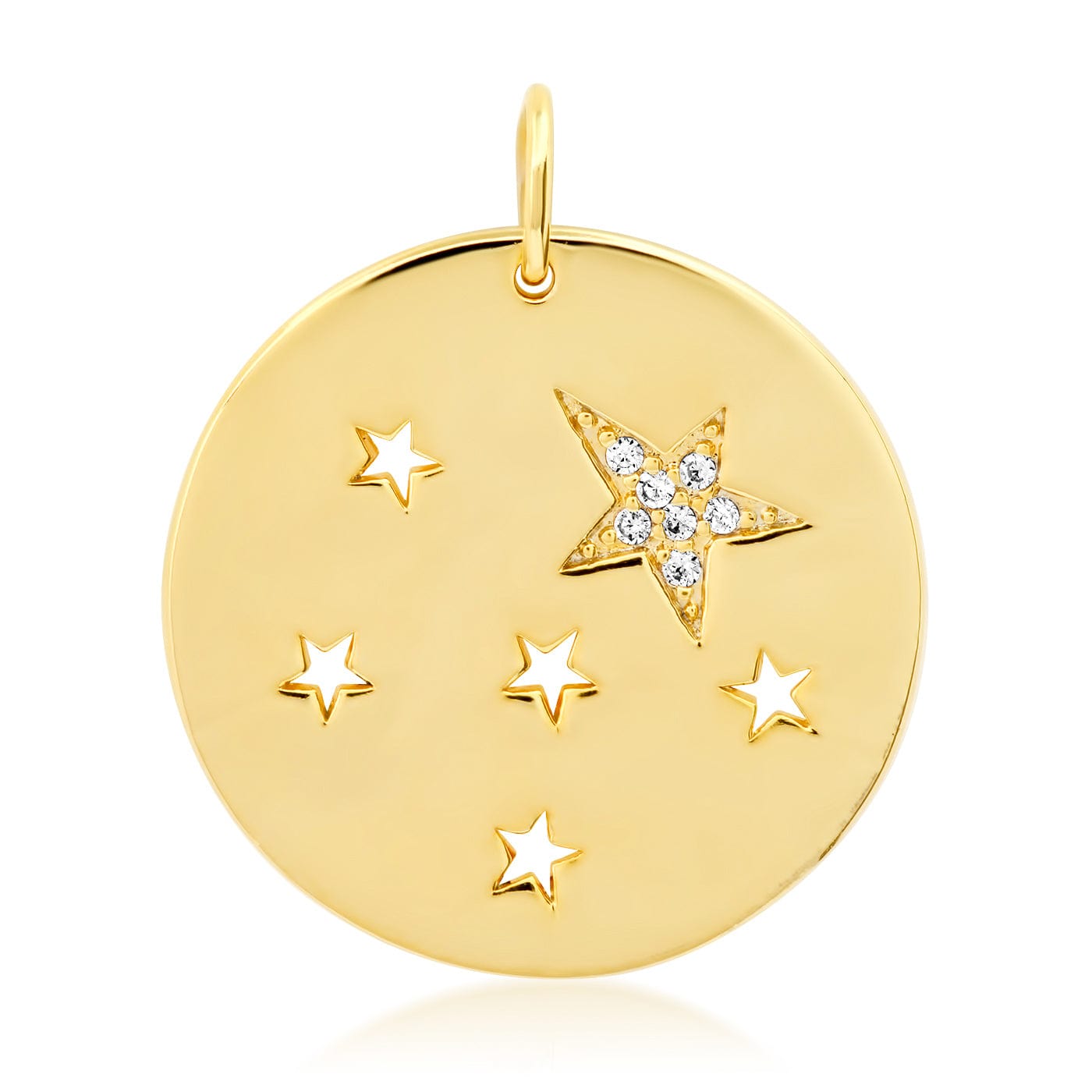 Celestial Starburst Disc Charm