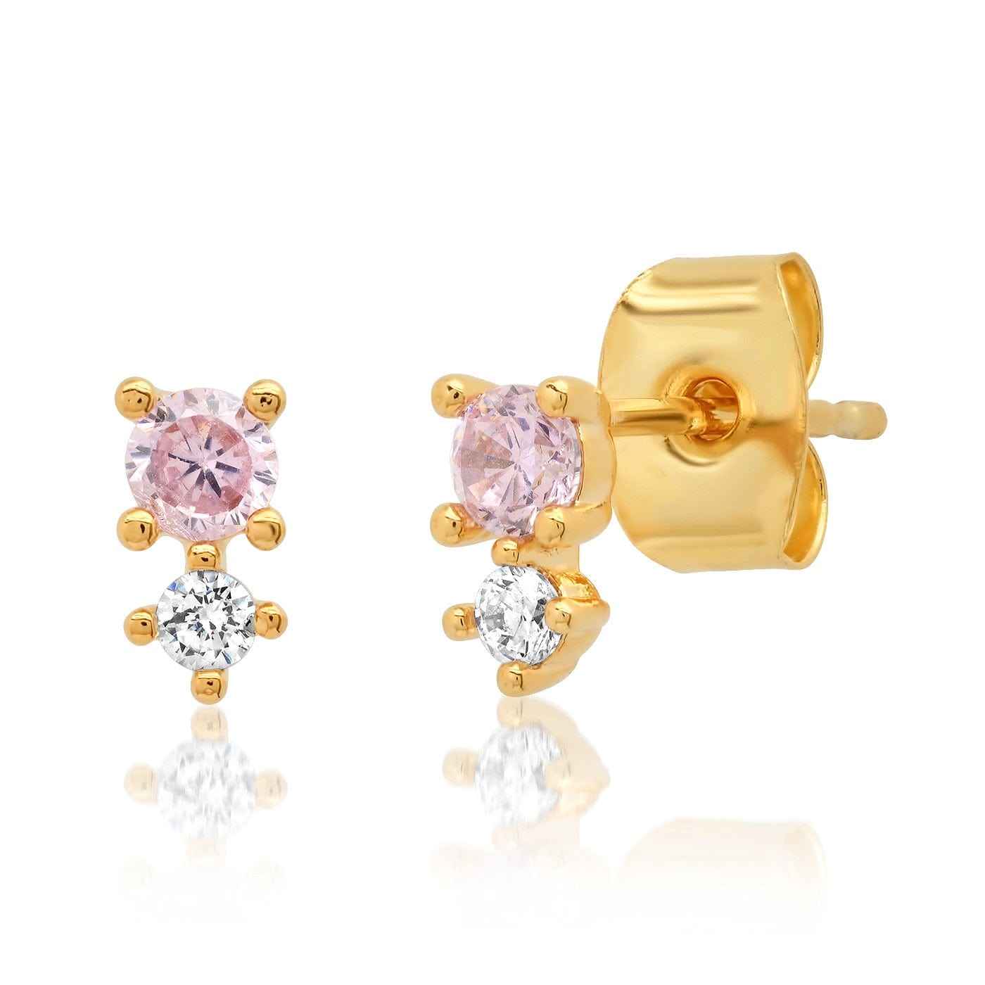 CZ and Colored Stone Studs