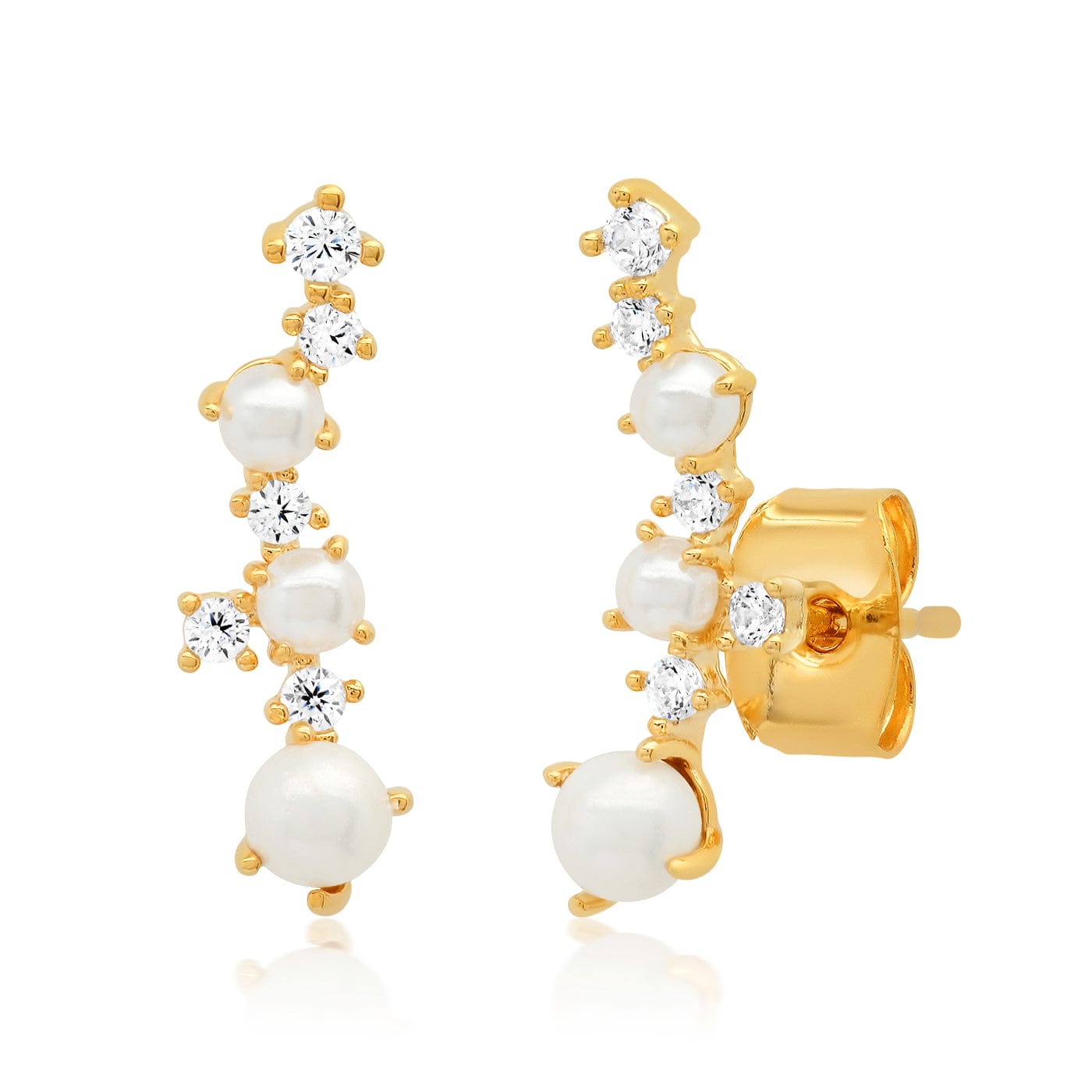 Freshwater Pearl & CZ Climbers