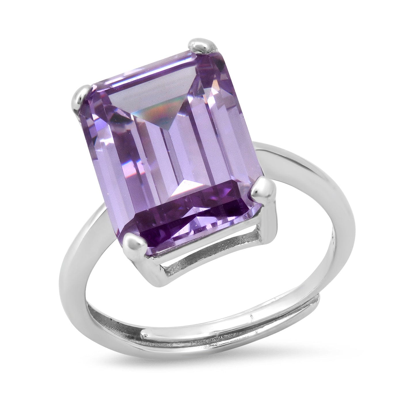 Emerald Cut Solitaire Ring