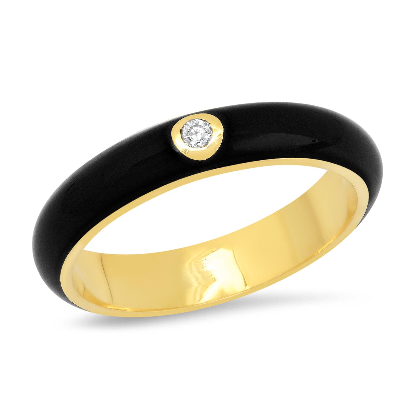 Gold Vermeil Enamel Ring