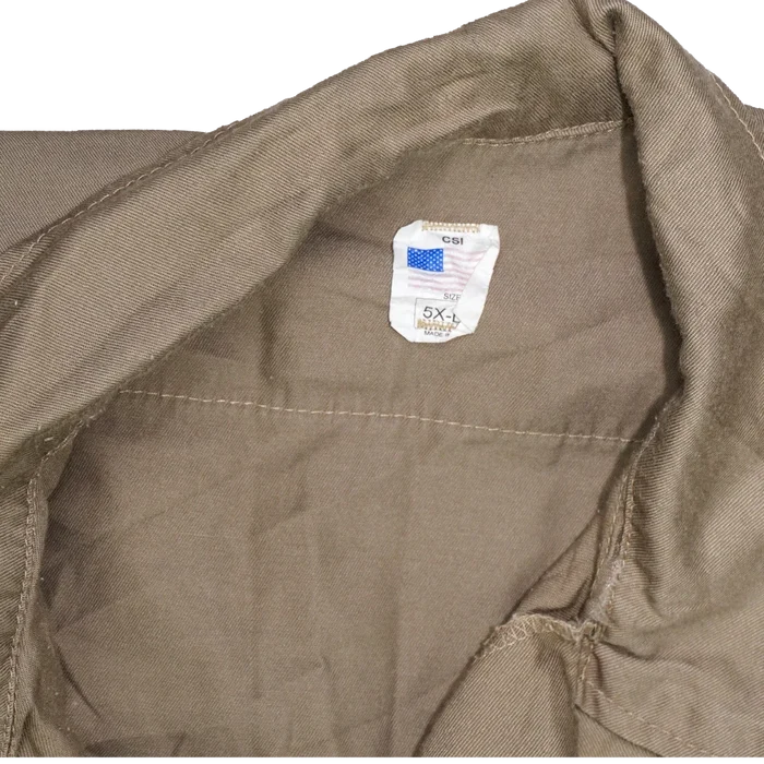 US Made Khaki Short Sleeve Shirt - 5XLarge, Item 3 - Army & Outdoors - Field Shirts