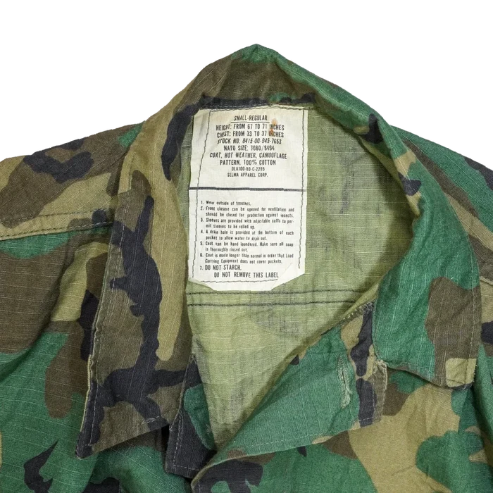 USGI Woodland RDF Shirt - Small Regular, Item 2 - US Army Surplus - Field Shirts