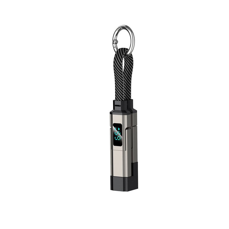 üî•Limited Time SALE 40% OFFüî•4-in-1 Digital Display Keychain Charging Cable