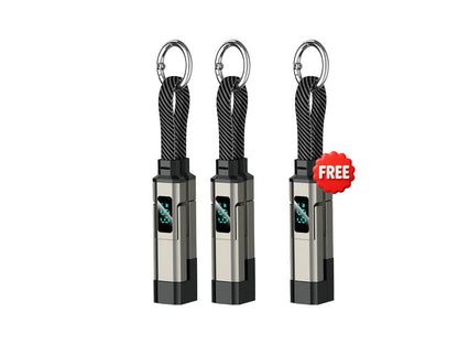 üî•Limited Time SALE 40% OFFüî•4-in-1 Digital Display Keychain Charging Cable