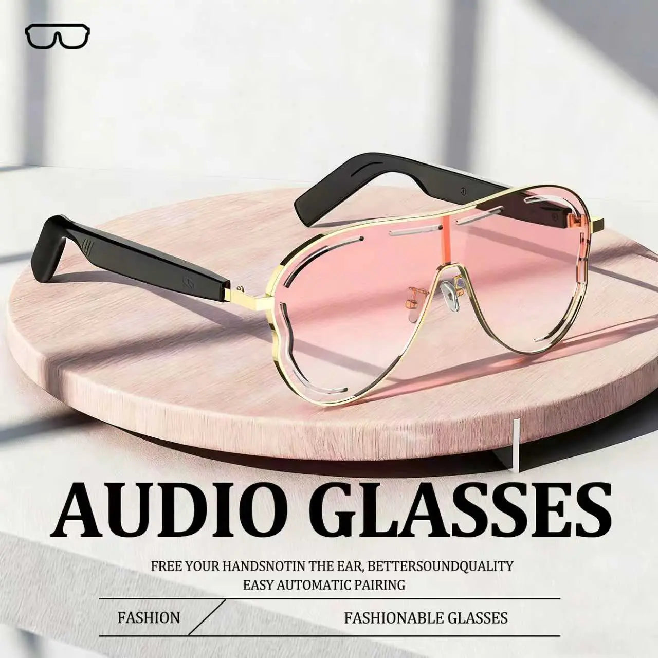 Smart Bluetooth 5.4 Audio Sunglasses ‚Äì Open-Ear Wireless Music Glasses with UV Protection & Hands-Free Calling
