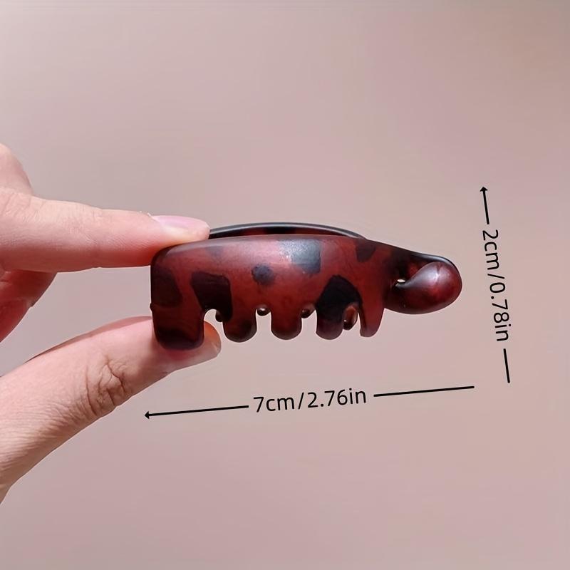 Mini Non-Slip Banana Hair Clips (4PCS) ‚Äì Lightweight Hair Claw for Thin/Fine Hair Ponytails & Buns