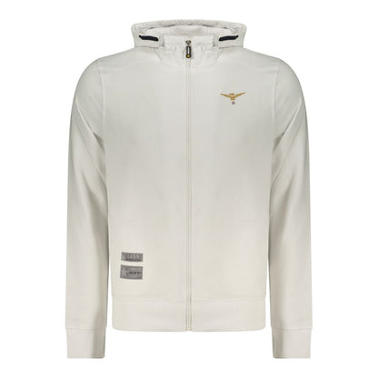 Accademia Militare White Cotton Men's Hoodie