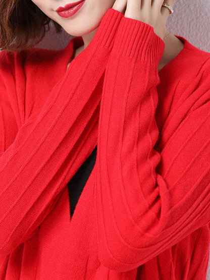 Chic Women's Long Knitted Cardigan | Eva Trends