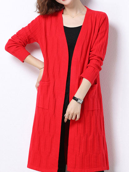 Chic Women's Long Knitted Cardigan | Eva Trends