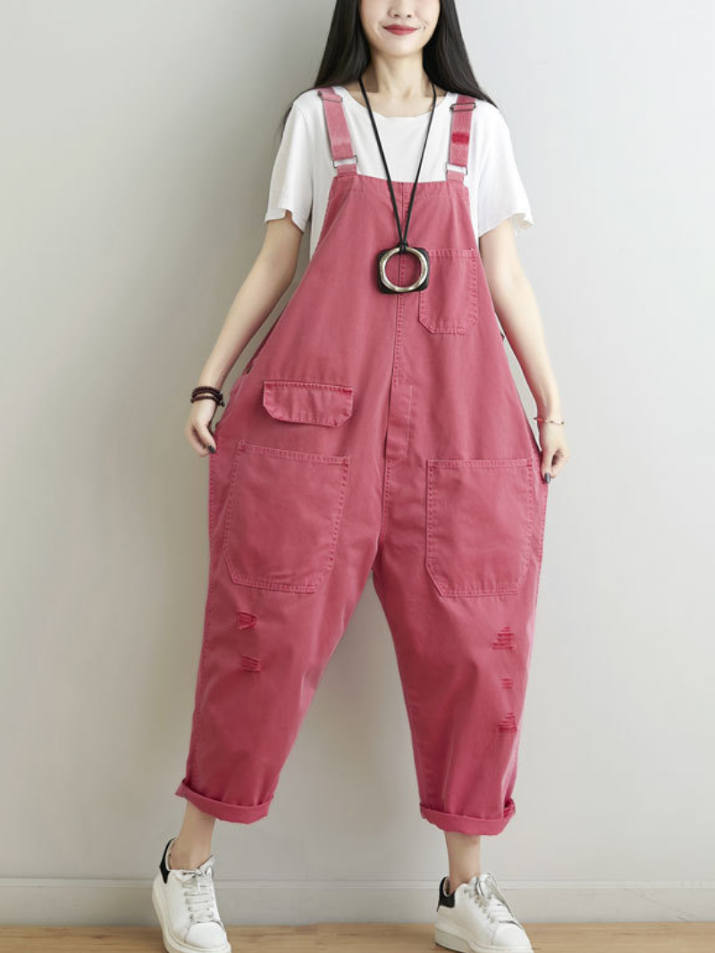 Front & Back Pocket Overalls - Casual Chic Fit | Eva Trends