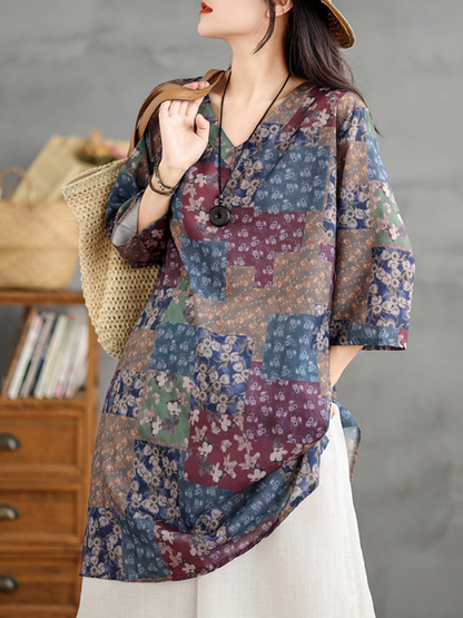 Artistic Women's Summer Mid-Length Top | Eva Trends