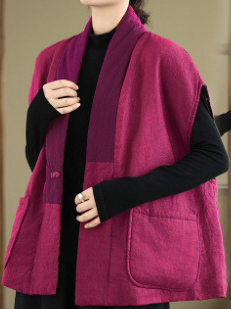 Women's Classic Stylish & Cozy Collar V-neck Front Pocket Cardigan