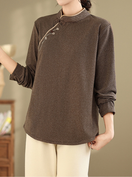Women’s Essential Look with Cozy Winter Stand Collar Sweater
