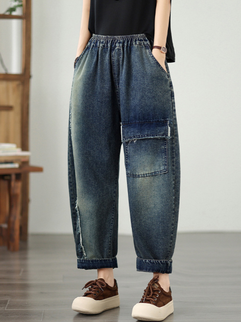 Women's Summer Fashionable & Classic Denim Elastic Style Bottom