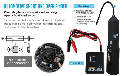 Dailyardtool¬Æ  EM415 Automotive Electrical Open & Short Finder Circuit Tester