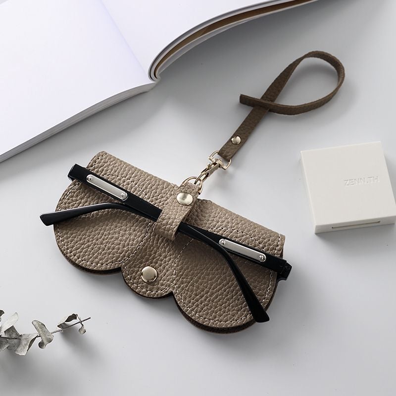 ‚ú®Soft PU Leather Sunglasses BagüëìÔ∏è