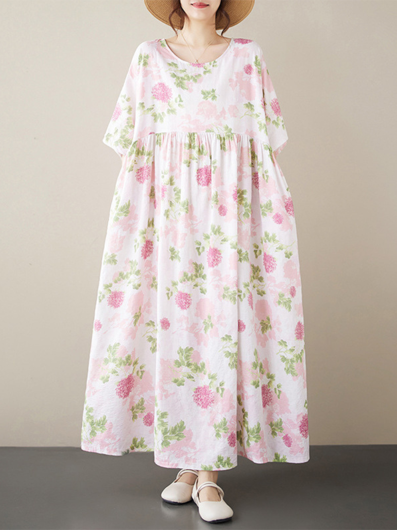 Chic Women's Summer Floral Printed Smock Dress | Eva Trends