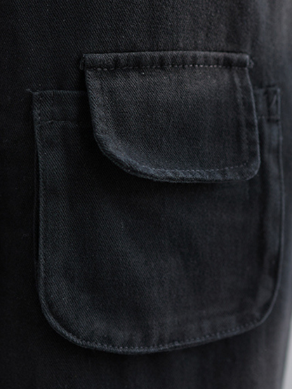 Relaxed Denim Bib Overalls - All Day Comfort | Eva Trends