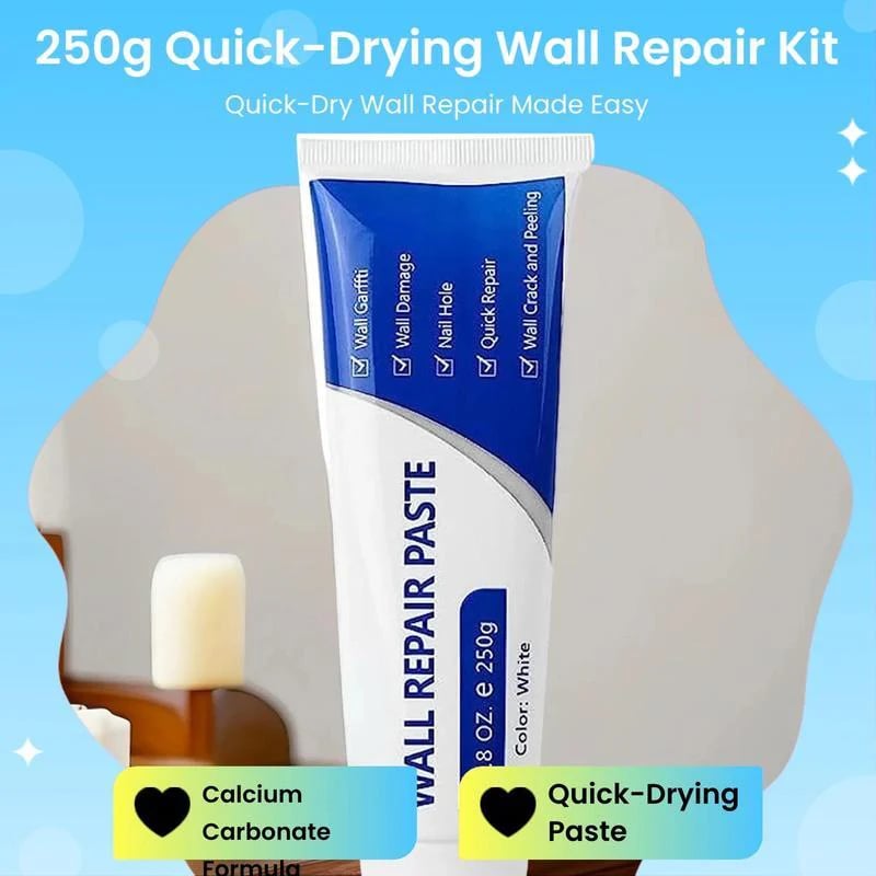 üî•THE ULTIMATE White Drywall Repair Paint Kit ‚Äì No Sanding, No Primer, No Mess. Fix Nail Holes, Cracks & Dents in Minutes