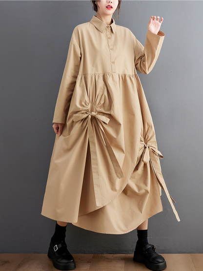 Women's Every Occasions Stylish Mid-Length Shirt Dress