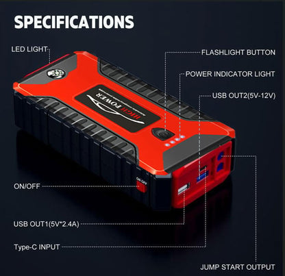 Dailyardtool¬Æ Jump Starter Battery Pack