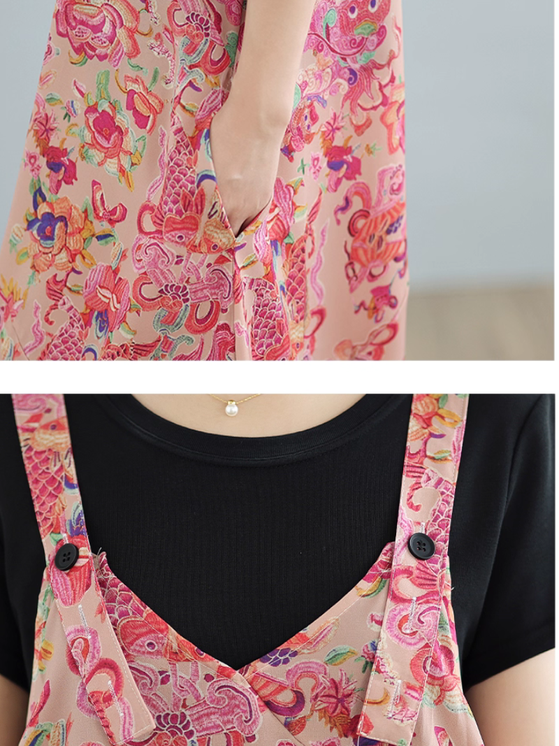 Breezy Floral Printed Loose Overalls for Women | Eva Trends