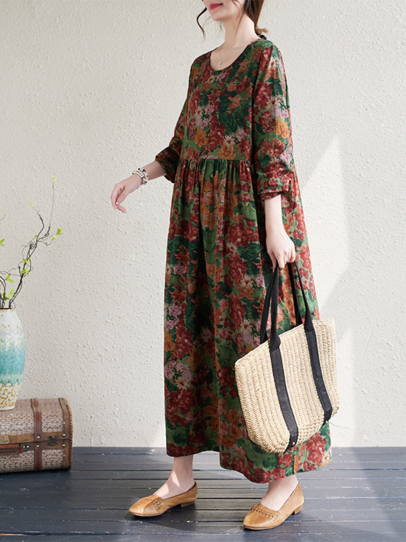 Floral Print Smock Dress for Women with Pockets | Eva Trends