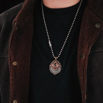 üëÅÔ∏è‚Äçüó®Ô∏èHandmade Tarot Vision Pendant: Connect to Cosmic Wisdom Anytime(Cheat Sheet Included)