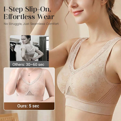 üíê Buy One Get One Free üéÅ üå∏ Pure Cotton Buttonless Comfy Lifting Bra