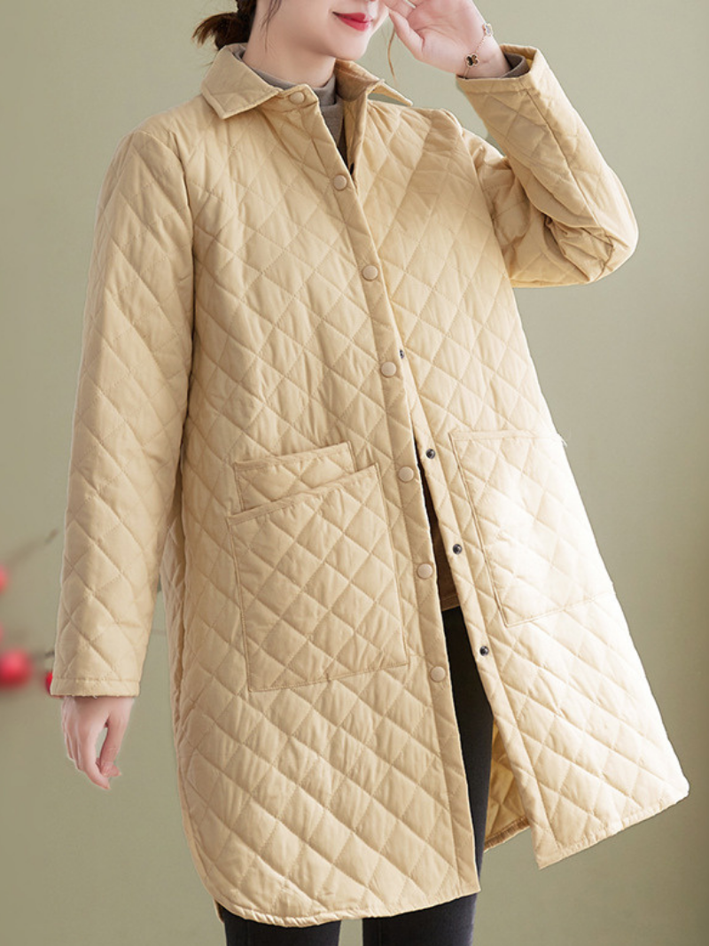 Women's Winter Collection Front Large Pockets Coat