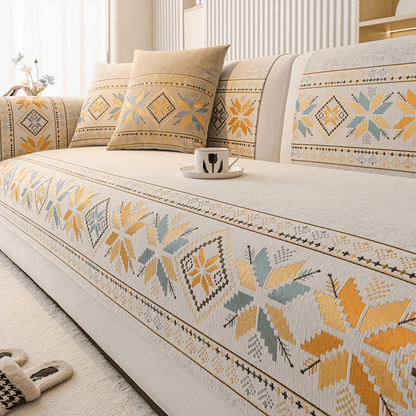 üå∏ Non-Slip Bohemian Chenille Sofa Cushion Cover ‚Äì Soft, boho pattern & machine washable ‚Äì Non-slip backing, fits most sofas ‚Äì perfect for cozy home decor or pet-friendly spaces üêæ