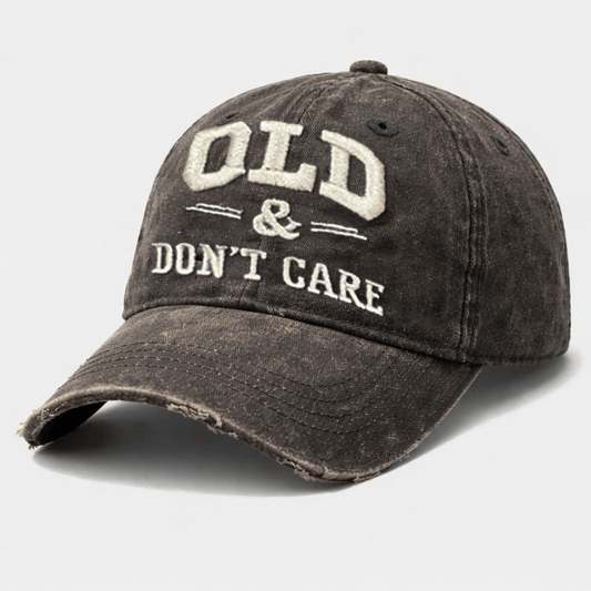 üß¢ 2026 New Year Hot Sale |  Vintage Distressed ‚ÄúOLD & DON‚ÄôT CARE‚Äù Cap