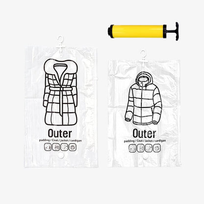Hanging Vacuum Storage Bags ‚Äì Save 75% Closet Space, No Folding Needed