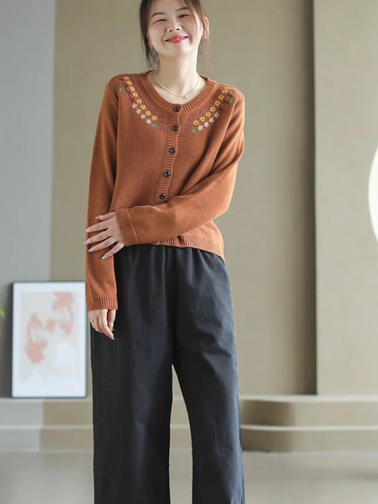 Classic Women's Soft Crew Neck Sweater | Eva Trends