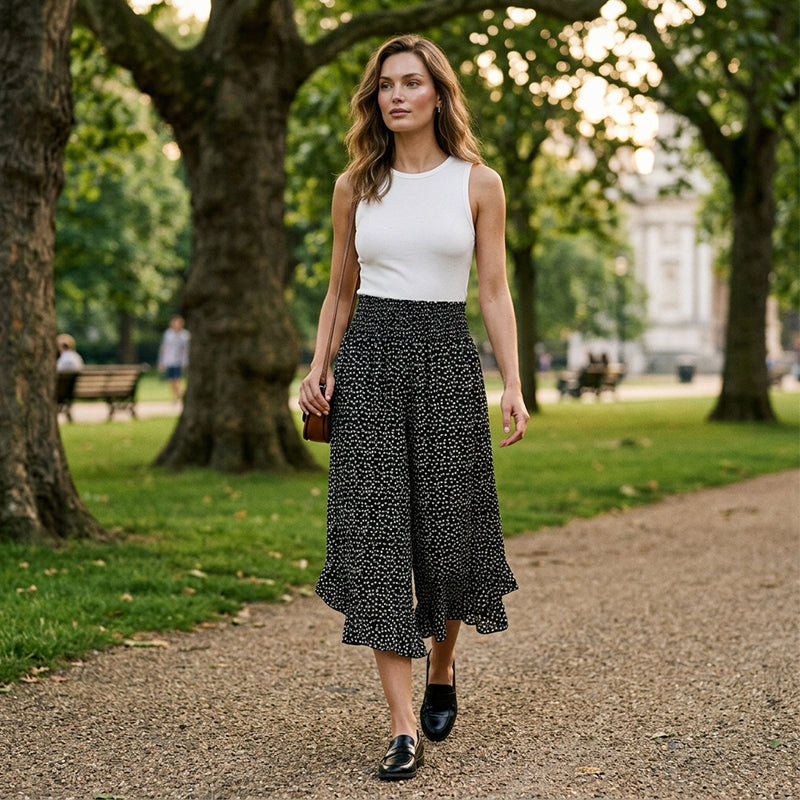 üå∏Women‚Äôs Flowy High Waist Wide-Leg Pants üî•